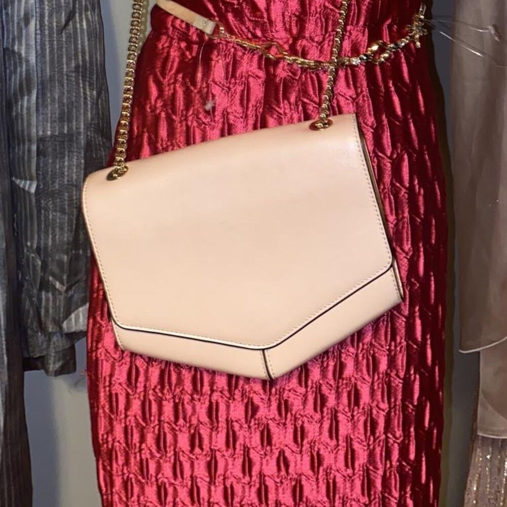 Sandro Lou Crossbody Bag in Blush Leather Pink - Picture 4 of 8